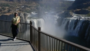 PICTURES/Shoshone Falls - Idaho/t_Sharon on Overlook2.JPG